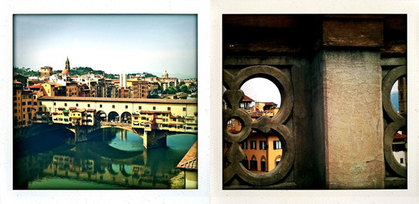 florence, italy, travel, polaroid, roof with a view
