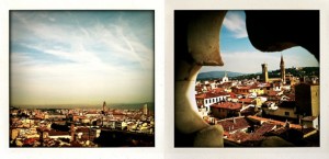 florence, italy, travel, polaroid, roof with a view