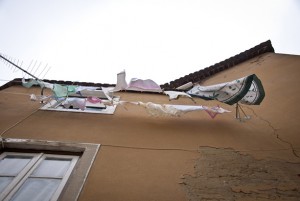 Lisbon, Portugal, Laundry, Intimacy under the Wires