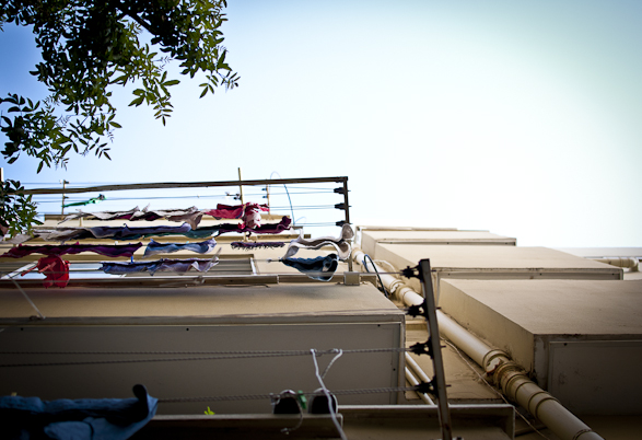 Intimacy under the Wires, Laundry, Tel Aviv, Israel