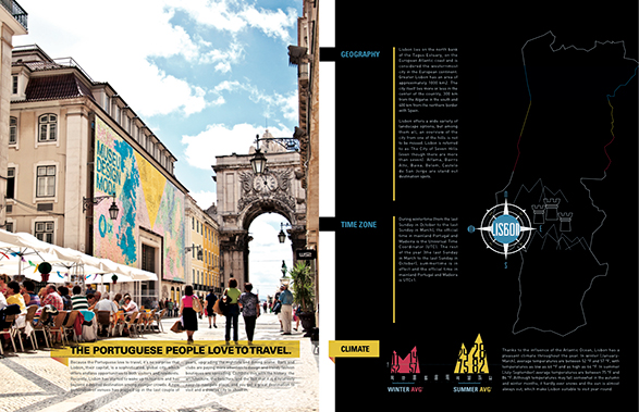 Lisbon, Production of the world, travel, resource magazine 