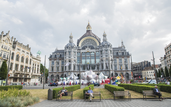 Antwerp, Flanders, Train Station